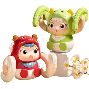 Juguete eléctrico de plástico duradero para entrenamiento de bebés, <span class=keywords><strong>Robot</strong></span> de Educación Temprana de dragón rodante para práctica de cabeza, regalo para aprender a gatear - Product Image 6