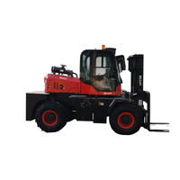 Chariot élévateur diesel agricole RELILIFT neuf, très demandé, 3,5 tonnes, hauteur de levage 3m-6m, tout-terrain 4x4, mât bi-étages, pneus pneumatiques, garantie 1 an