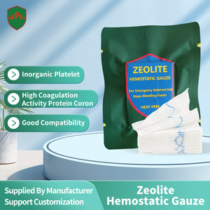 Medresq CE ISO Approved Zeolite Hemostatic KaoLin <strong>Gauze</strong> Compressed <strong>Gauze</strong> Z Folded Zeolite Hemostatic <strong>Gauze</strong> - Product Image 2
