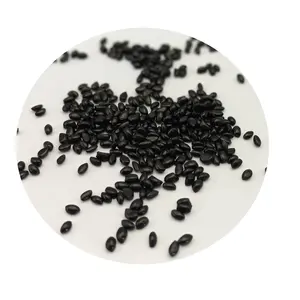 Masterbatch de color negro HDPE reciclado con precio de descuento de pellets de materia prima plástica