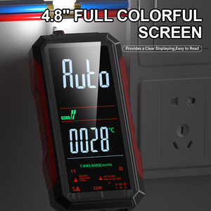 Voller bunter LCD-Bildschirm mit Zählungen Automatisch reichendes digitales Multimeter-Multi-<span class=keywords><strong>Tester</strong></span>-Messgerät zum Messen - Product Image 2
