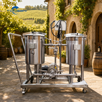 Machine de nettoyage CIP Tonsen 50L-1000L en acier inoxydable 304 316, station de nettoyage pour la stérilisation des cuves de fermentation de brasserie
