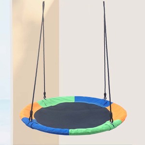 Children's Flying Saucer Swing Durable 900D Oxford Fabric Galvanized Steel Construction Outdoor Swing for Kids - Product Image 1