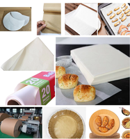 Papier de cuisson kraft personnalisé résistant à la chaleur, double face, enduit de silicone, antiadhésif, résistant à la graisse