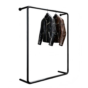 Appendiabiti singolo pieghevole <span class=keywords><strong>da</strong></span> terra per negozio <span class=keywords><strong>di</strong></span> <span class=keywords><strong>abbigliamento</strong></span> femminile, espositore per live streaming e arredamento domestico - Product Image 2