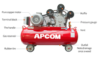 Compresseur d'air à piston alternatif refroidi par air 8 bars 1,5 kW-7,5 kW Compresseurs d'air industriels Capacité et couleur du réservoir personnalisables