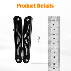24 En 1 Edc <span class=keywords><strong>Multitool</strong></span> Alicates Acampar al aire libre Supervivencia <span class=keywords><strong>Multitool</strong></span> Alicates plegables Bolsillo Negro 19 en 1 <span class=keywords><strong>Multitool</strong></span> Alicates - Product Image 3
