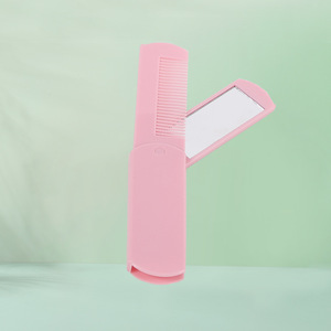 Customized Compact Rectangle Printed Folding Comb Mirror & Pocket Mirror Cute Design Promotional Gifts for Tradeshow Giveaways