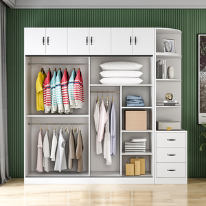 <span class=keywords><strong>Armarios</strong></span> Modernos Económicos, Armario Ligero para Dormitorio, Ancho 1.4m, Armario Portátil, Armario Deslizante, Armario para Dormitorio - Product Image 5