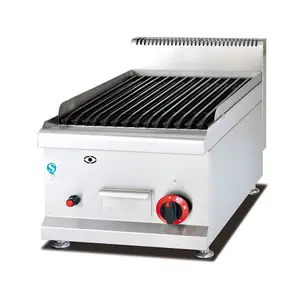 Gas Volcanic Stone Rock lava Commercial Steak Sausage Barbecue Grill