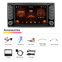 Autoradio Android Podofo 7'' avec CarPlay/Android Auto sans fil, GPS, WIFI, FM, RDS pour Volkswagen/Touareg/Transporter Ts Multivan