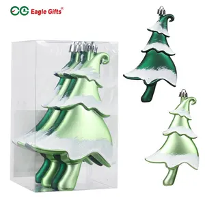 Arbre vert suspendu en plastique, 1 pièce, cadeaux en forme d'aigle, ornement Vintage, arbre de noël