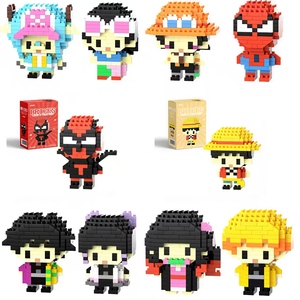 Série Super-héros : Blocs de Construction Miniatures, Jouet de Dessin Animé, Ensemble de Construction Anime, Figurines Sensorielles DIY à Assembler, Électroniques, Culture <span class=keywords><strong>Pop</strong></span> - Product Image 1