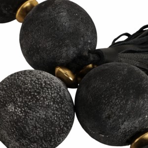 Ghirlanda di Perline in Vetro Texturizzato con Accenti Metallici per Decorazione Casa, Bagno, Ufficio Moderno e Soggiorno - Product Image 4