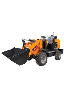 รถตักดินเครื่องยนต์ดีเซลจากจีน ระบบไฮดรอลิกสำหรับรถตักขนาดเล็ก ราคาเครื่องตักล้อยาง ความสูงในการยกของ 1.6 เมตร - Product Image 2