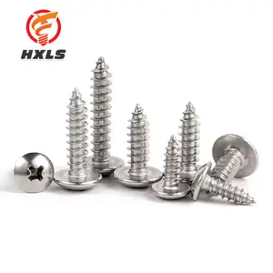 JISB1122T A2-70 304 316 Stainless steel self tapping screw truss head