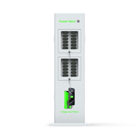 Distributeur automatique de chargeurs de téléphone étanche à 24 emplacements, station d'alimentation portable haute capacité avec écran de location rapide