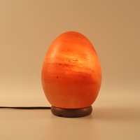 Lampe de sel de l'Himalaya sculptée à la main en gros avec variateur d'intensité, en sel rocheux naturel, pour la décoration bien-être à domicile, toucher réel, idéale pour Noël