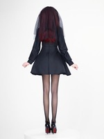 Robe d'Halloween Cosplay Black Ghost Bride