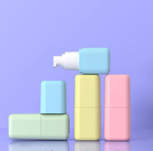 ขวดโลชั่นสี่เหลี่ยมแบบไม่มีอากาศ 30 มล. 50 มล. 100 มล. สีขาว ขวดปั๊มสำหรับมอยเจอร์ไรเซอร์และอีมัลชั่น บรรจุภัณฑ์สำหรับผลิตภัณฑ์ดูแลผิว มีสินค้าในสต็อก รับผลิตตามแบบ - Product Image 5