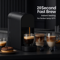 Machine à café à capsules semi-automatique électrique haut de gamme Modèle CM6619 Boîtier en plastique durable Système de chauffage rapide Pompe 16-20 bars