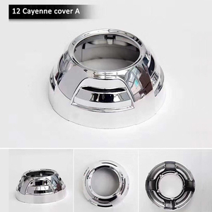 Accessoires de voiture Lentille de projecteur Bi LED Couvercle décoratif de phare 3.0 pouces 2.5 pouces pour Cayenne GTI Tiguan SMAX Aperture - Product Image 4