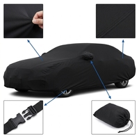 Housse de voiture universelle pliable en spandex imperméable, protection UV 90%, anti-poussière, pour berlines et SUV, toutes saisons, marque MUSE