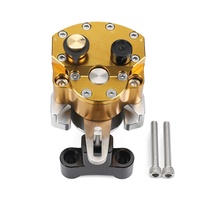 Ensemble de commande de sécurité radiale réglable en aluminium CNC stabilisateur d'amortisseur de direction pour HONDA VFR 800 F/Fi/V-TEC