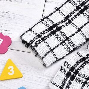 Conjunto de Ropa para Niñas Pequeñas de 2 Piezas, Primavera-Otoño, Abrigo a Cuadros y Vestido Tutú, para Fiestas de Cumpleaños - Product Image 6