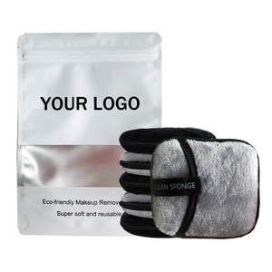 Tampons démaquillants avec bandeaux de serviette pour le visage Spa Lingettes de maquillage réutilisables Chiffons nettoyants pour le visage en coton microfibre <span class=keywords><strong>lavable</strong></span> pour - Product Image 3