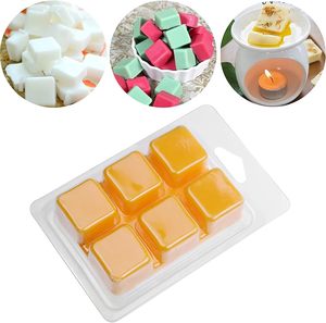 Plateau <span class=keywords><strong>de</strong></span> présentation personnalisé en plastique écologique pour 6 moules à cire fondante, idéal pour la fabrication artisanale et les autocollants - Product Image 1