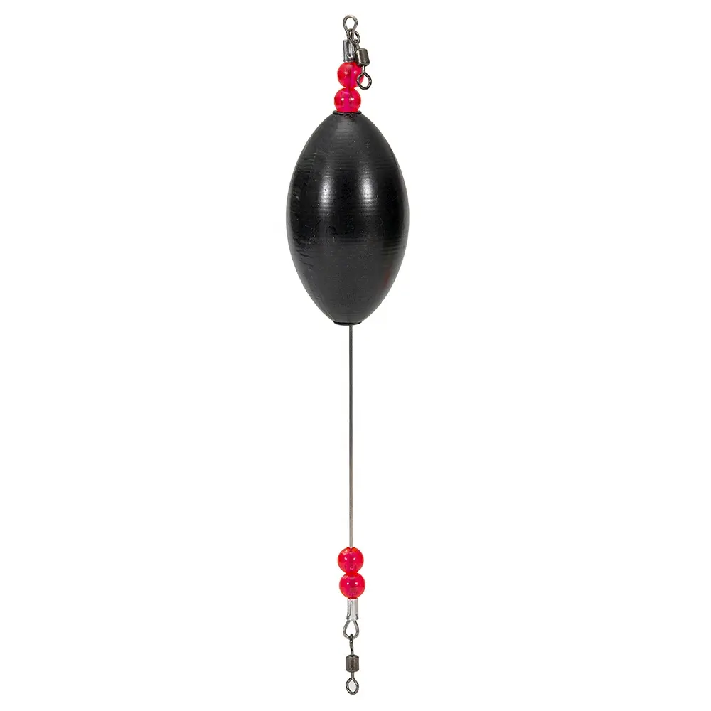 Installazione di pesca in mare popping cork rig black fishing float wobblers per redfish perch fishing float