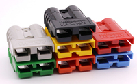 Conector de Batería de Alta Corriente 50A 120A 175A 350A 600V, Conector Rápido para Batería, Color Gris
