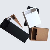 Boîte d'emballage pour chaussettes et sous-vêtements en papier recyclé avec logo personnalisé, boîte cadeau en carton rigide, boîte en papier kraft pliable écologique