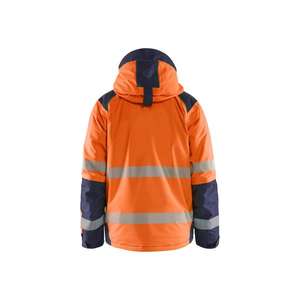 BLAKLADER - 445519875389S <b>Hi</b>-<b>Vis</b> winter <b>jacket</b> <b>Orange</b>/Navy blue - EAN 7330509852873 <b>HI</b>-<b>VIS</b> WORKWEAR - Product Image 2