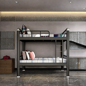 Lits superposés modernes de haute qualité pour enfants, avec escalier réglable, construction en acier, prix économique, meubles de chambre d'enfant - Product Image 2