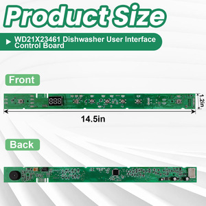 Carte de commande de lave-vaisselle Wansheng WD21X23461, 2 couches, masque de soudure vert, ignifuge, PCB pour lave-vaisselle GE - Product Image 2