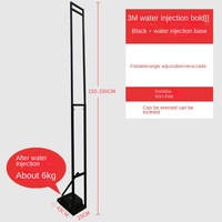 Support de Présentation Vertical Heyulin KT Board Iron Black pour Plaque Humanoïde, avec Injection d'Eau, pour Cadre Portrait