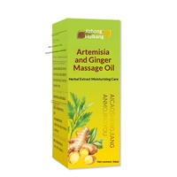 Huile Corporelle Chauffante à l'Extrait de Plantes (Armoise et Gingembre) pour Spa, Salon et Usage Domestique – Meilleure Vente