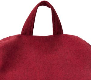 Cómodo Sillón Puff Rojo Grande para Adultos con Fundas Modernas para Puff (Solo Funda, Solo Tela de Tapicería) - Product Image 4