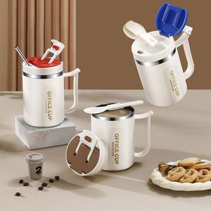 Cross-border 304 Stainless Steel Mug <b>Large</b>-Capacity Office Tea & Coffee Cup Creative Design Milk Cup Birthday <b>Gift</b> with Logo - Product Image 1