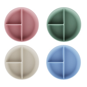 Bol pour aliments pour bébés, assiette divisée en silicone, 180 mm, résistant à la chaleur, pour nourrissons de 0 à 12 mois - Product Image 5