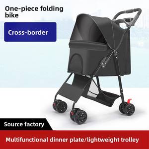 यात्रा थोक विदेशी व्यापार एजेंसी उत्पाद श्रेणी के लिए बिल्लियों और कुत्तों के लिए छोटे हल्के फोल्डेबल कैरियर - Product Image 4