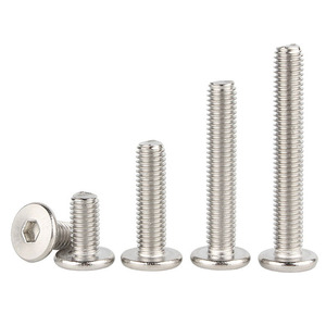 Vis personnalisées OEM en acier inoxydable, acier au carbone, vis à tête plate à six pans creux - Product Image 5