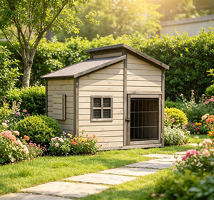 Factory Wholesale Large Outdoor Wooden <strong>Dog</strong> House Luxury Weatherproof Wooden Pet <strong>Kennel</strong> <strong>for</strong> Backyard - Product Image 3