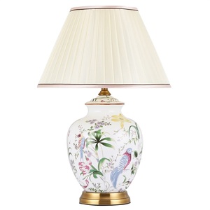 Lampada da Tavolo in Ceramica Moderna di Lusso con Motivo Bianco Lampada da Scrivania <span class=keywords><strong>LED</strong></span> per Decorazione Casa - Product Image 4