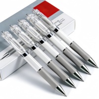 Stylos à encre gel ergonomiques rétractables avec pointe ST de 0,5 mm, encre à séchage rapide pour étudiants et employés de bureau