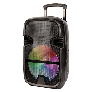Nhà Máy Trực Tiếp Cung Cấp 12 Inch Loa Bt LED Light Xách Tay Trolly Loa Ngoài Trời Karaoke DJ Hộp Âm Thanh Với Microphone - Product Image 3