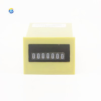 Compteur numérique mécanique à 7 chiffres 877 DC12V 24V AC110V 220V en plastique pour machines à impulsions, vente en gros d'usine