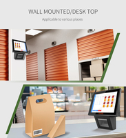 T100 8 pouces Nouveau Scanner de Code QR 1D/2D pour Vérification des Prix Écran Tactile Tout-en-Un pour Magasin de Détail Ordinateur de Supermarché Vérificateur de Prix Moniteur